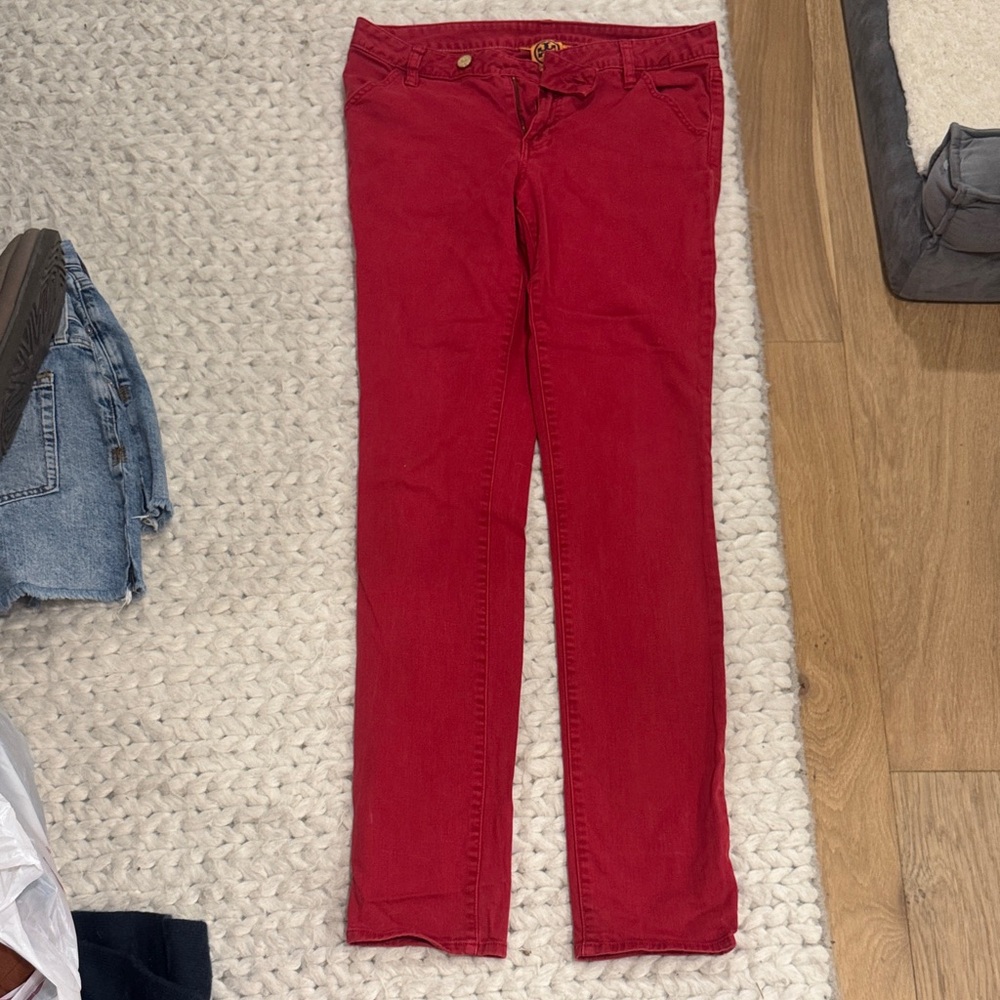 Tory Burch Vibrant Red Pants